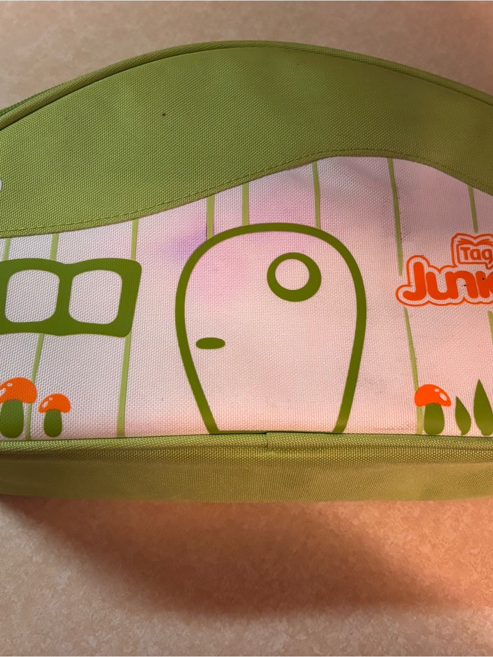 TAQ Junior Green & White Kids Travel Pouch